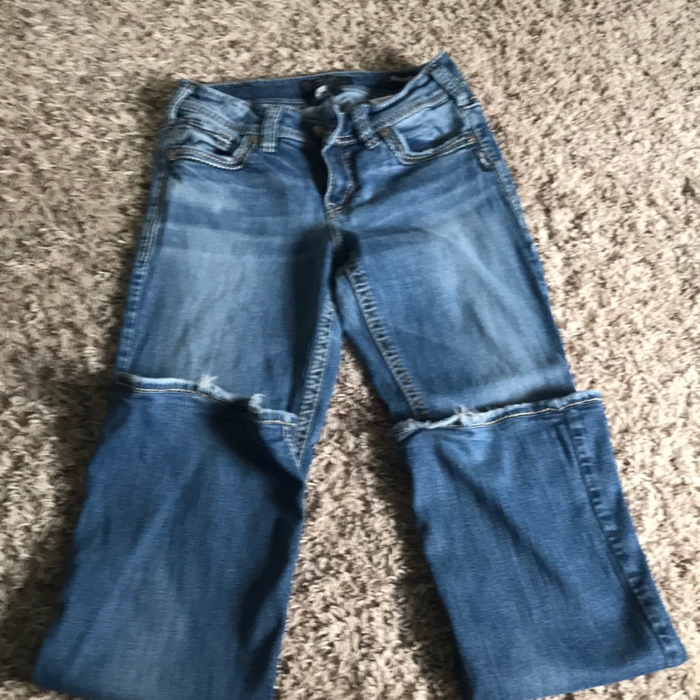 Silver jeans